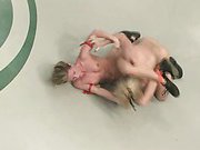 Erotic wrestling bout