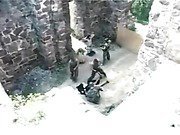 Group of soldiers fuck a brunette girl