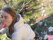 A man sexually assaults a woman who is hiking and who is