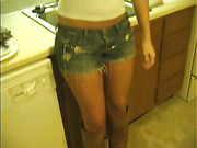 Fatal strangulation of blonde beauty in student film