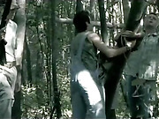 Four girls are assaulted and sexually abused in a forest