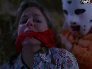 Jo Ann Harris brutally attacked by a masked stranger in a