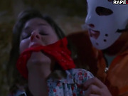 Jo Ann Harris brutally attacked by a masked stranger in a