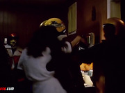 Gang rape in a motel room in a porn movie