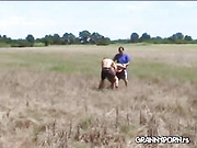 Rape of a mature woman in a field