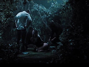 Busty Chick Freezes In Time And Gets Fucked By Three Dudes