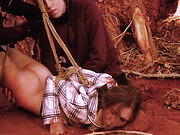 ATM domination for kinky threesome in the Colorado desert