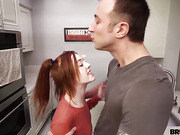 Redhead gets brute-fuck lesson