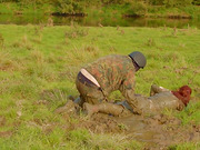 Lara Croft fucked in mud