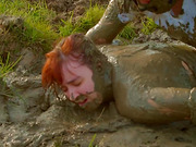 Lara Croft fucked in mud