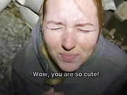 Security Guard Caught Redhead and Punished Her with Pussy