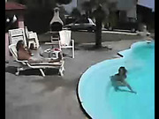 Teen was humiliated and disciplined by the pool