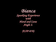 Bianca gets hand spanked